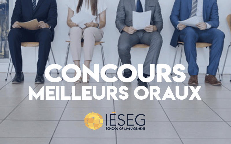 Concours Meilleurs Oraux Postbac 2019 IESEG
