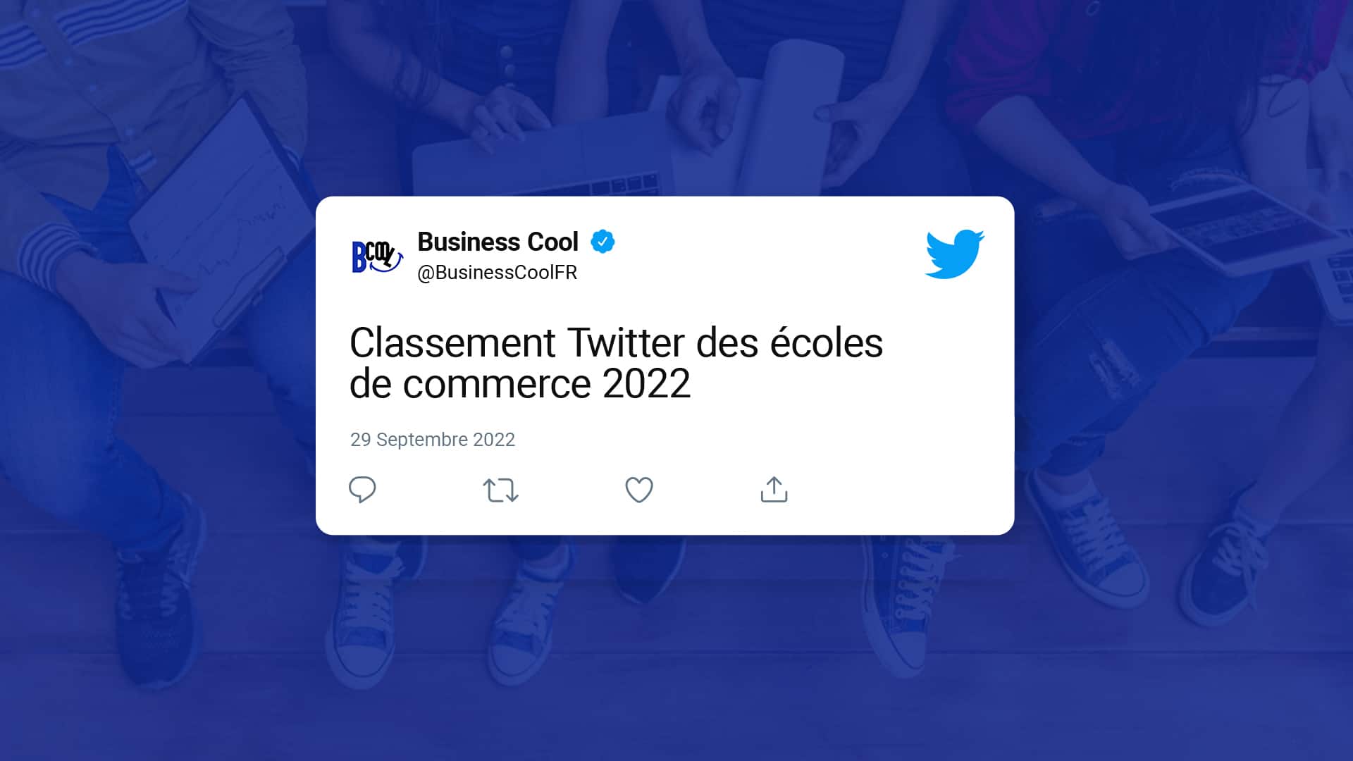 classement twitter école de commerce directeur 2022