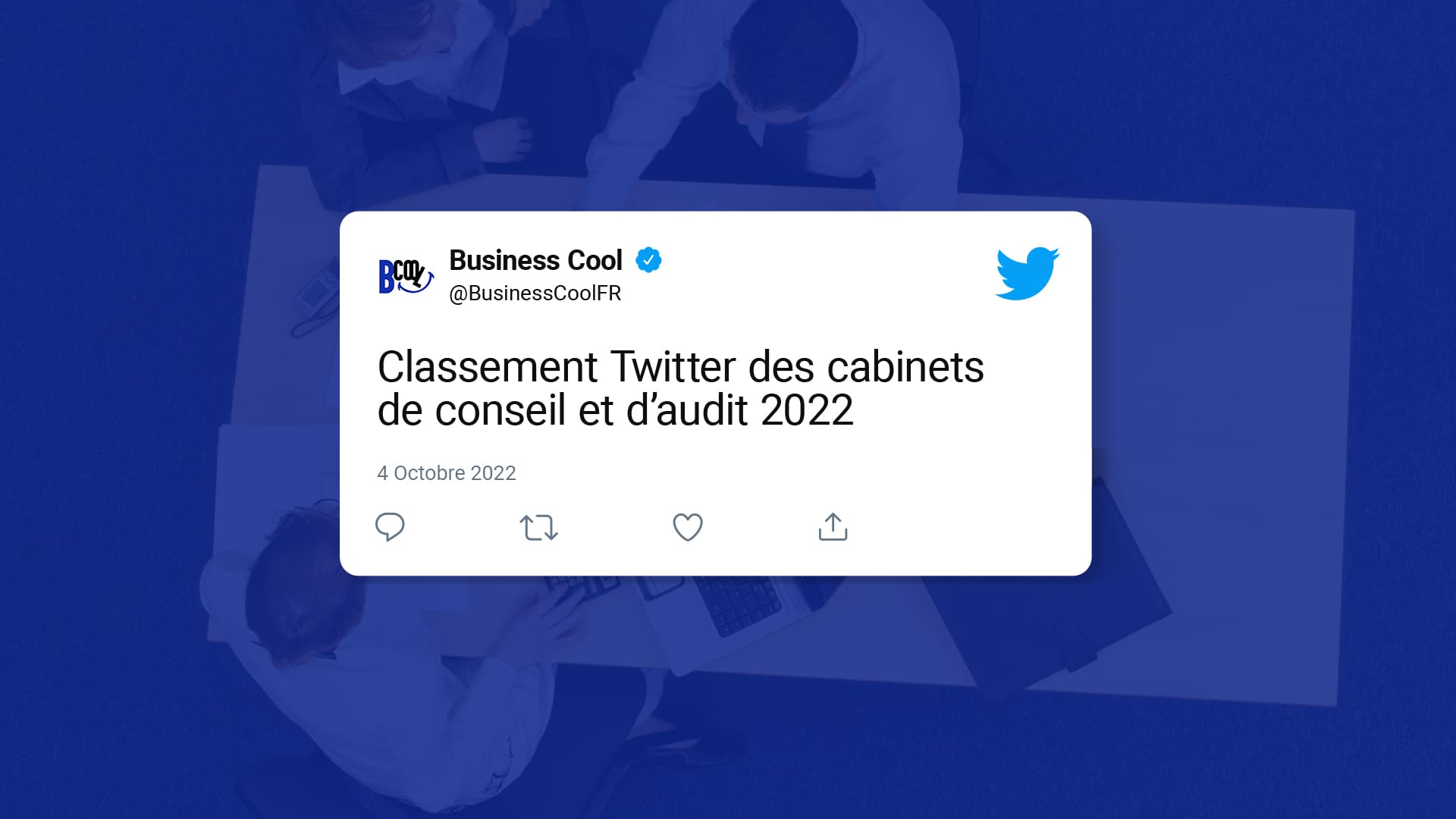 Classement conseil audit twitter
